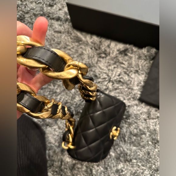 Chanel mini flap chunky chain RARE - Picture 7 of 17